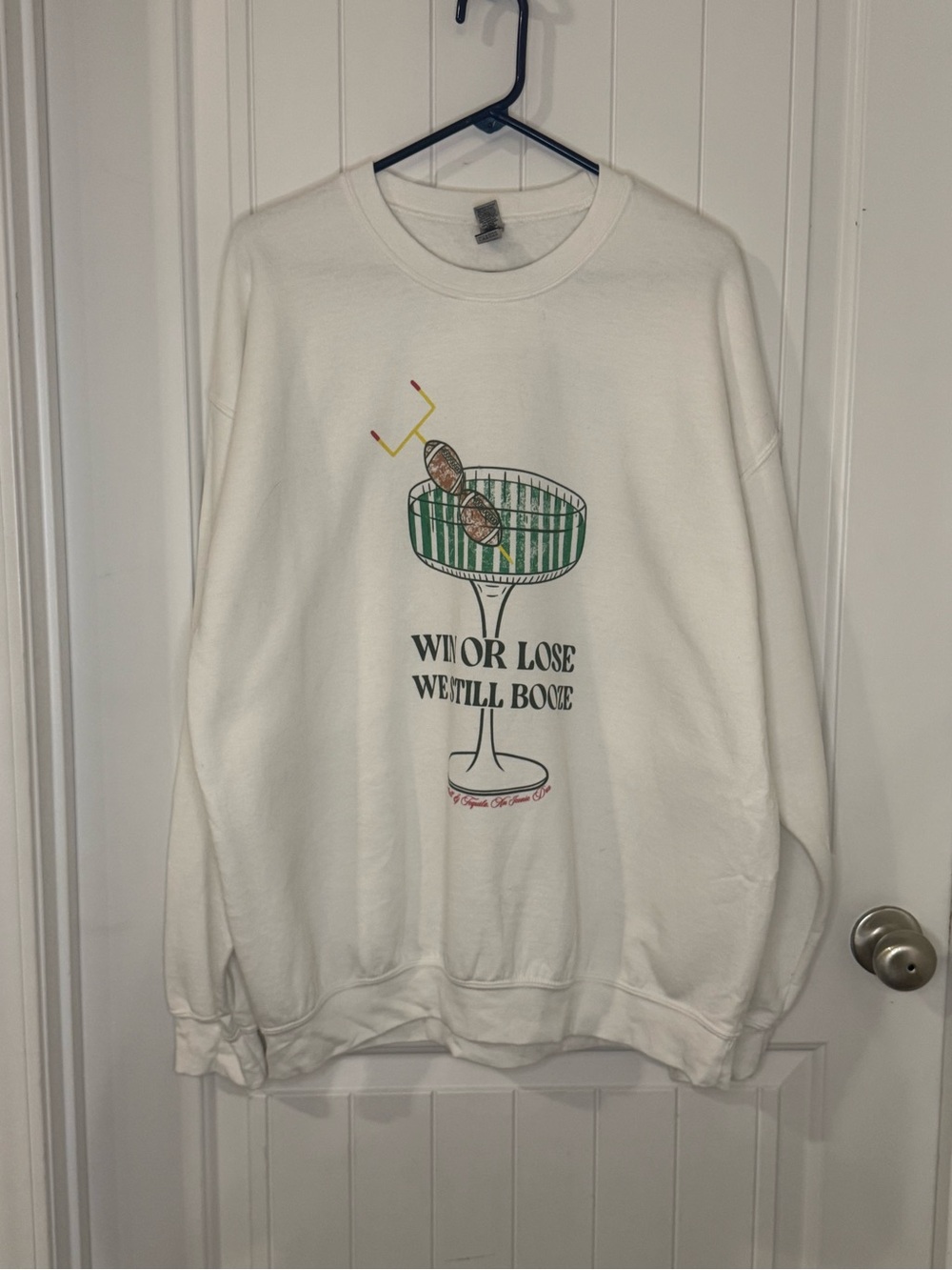 “Win or Lose we Still Booze” Crewneck Sweater